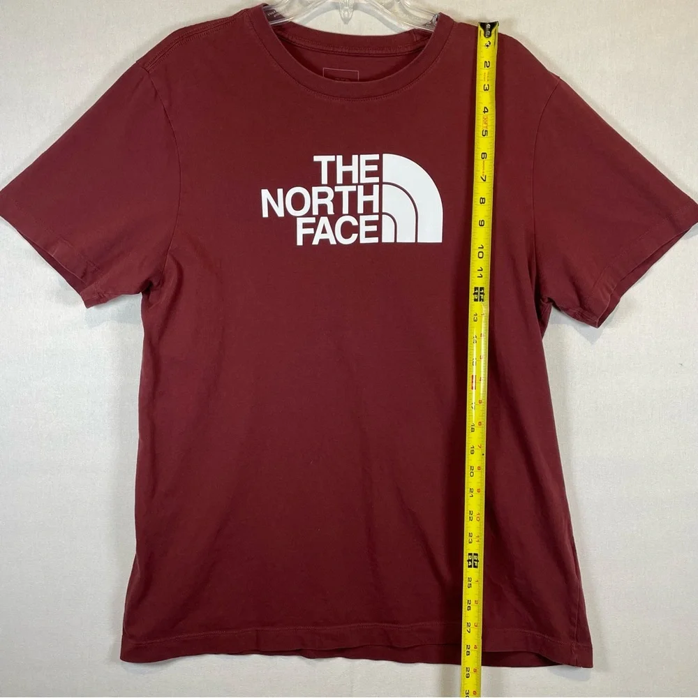 The North Face Burgundy Logo Graphic T-Shirt Men’s Large Outdoor Casual Tee